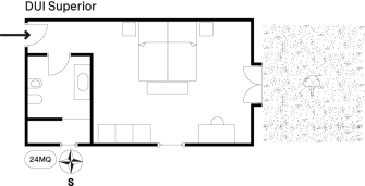 Camera Dui presso Nuali, planimetria