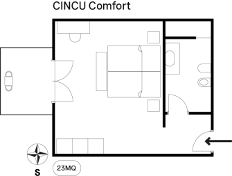 Camera Cincu presso Nuali, planimetria