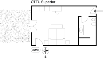 Camera Ottu presso Nuali, planimetria